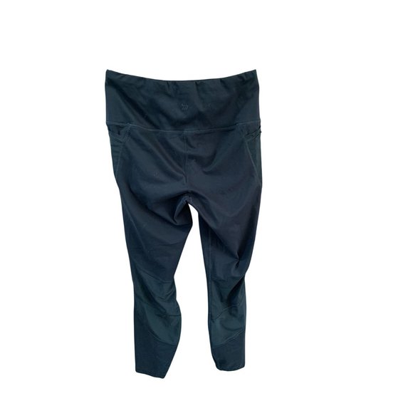 All In Motion Womens Large Legging Black Pants mesh panel Gym Sports Athletic Co - Picture 3 of 4